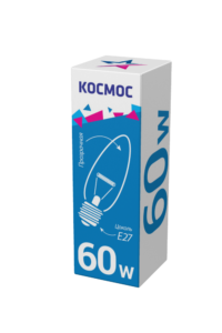 Лампа Космос Накал СВ ПР 60 Е27 Брест, арт.LKsmSCnCL60E27v2