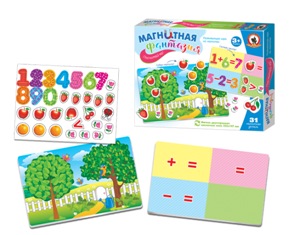 Игра на магнитах "Посчитай-ка" с магнит. полем, арт.05402