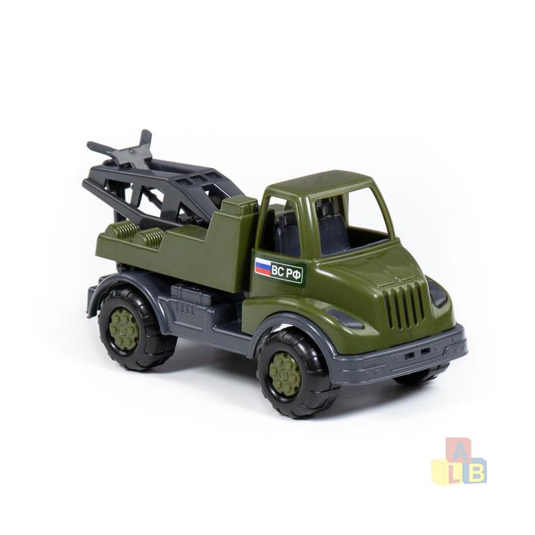"Кнопик" автомобиль-эвакуатор военный арт.52049 (кор/20)