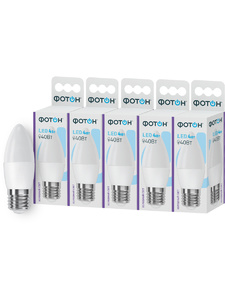 Лампа светодиодная ФОТОН LED B35 4W E27 6500K, арт.23397