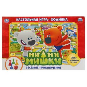 НАСТОЛЬНАЯ ИГРА-ХОДИЛКА "УМКА" МИ-МИ-МИШКИ.ВЕСЕЛЫЕ ПРИКЛЮЧЕНИЯ, арт.4690590101131
