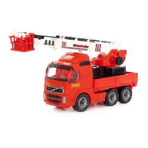 "Volvo ", автомобиль  пожарный (в сеточке) арт.8787 (кор/2)