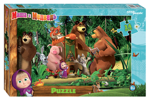 Мозаика "puzzle" maxi 24 "Маша и Медведь - 2", арт.90048