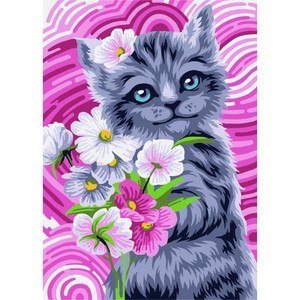 Картины "Русская Живопись. Серия Мини" 15х21 Котенок, арт.KHD12