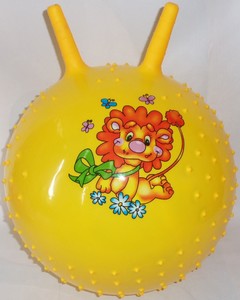 Мяч с шипами, с рожками 45" арт.2517-2 (кор/60)