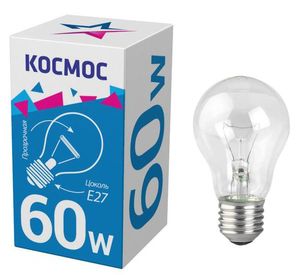 Лампа Космос Накал СТАНД ПР 60 Е27 Брест, арт.LKsmSt55CL60E27v2