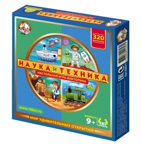Игра настольная "Викторина Наука и техника", арт.02832