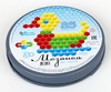 Мозаика шестигранная 85 эл (круглая пласт.коробка), арт.02073