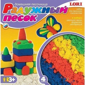Радужный песок, набор из 4 цветов арт.Пт-004